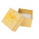 Gift box under the pearl ring with a bow, 4 × 4, the color of Mick