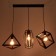 Lamp Bayerlux 69932/3 E27 40W Black 50x16x24-124 cm