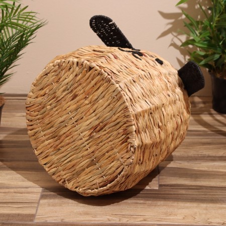 Wicker basket "Dog" 32x32x37 cm-4