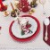 A set of plates with a gold border, 24 pcs