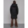 Coat insulated winter female, size 44, black color