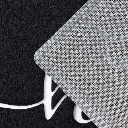 Rapid rug Ladom, 45 × 75 cm, PVC, black color-3