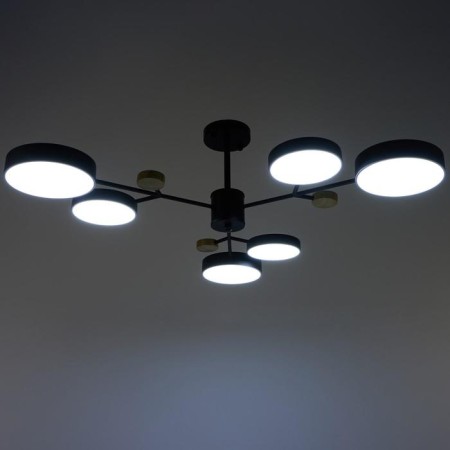 Люстра 1075/6BK LED 72Вт черный 98х98х60 см BayerLux-4