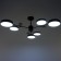 Люстра 1075/6BK LED 72Вт черный 98х98х60 см BayerLux