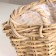 Wicker basket, 30x20xh15cm, natural, rattan