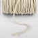 Shpagat for weaving, cotton, d = 4 mm, 50 m, twisted, white color