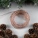 Garland "thread" 10 m Rosa, IP44, copper thread, 100 LED, white glow, flicker, 220 V