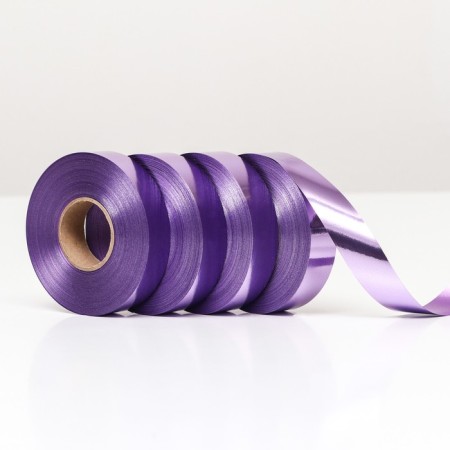 Decor tape and gift, metallized, lavender, 2 x 45 m