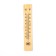Thermometer is street, wood