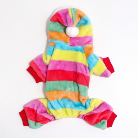 Combineson "Rainbow" with a hood, size S (DS 25 cm, OG 35 cm, Osh 25 cm)-7