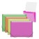 A4 cartridge folder on the 13 departments button, Erichkrause, Matt Neon, transparent plastic, mix