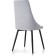 SHEET on the metal frame Narayan Velutto 49 metal/velor, black/gray 47x54x98 cm