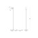 Taleser Maytoni Mod129FL-01W, 1xGU10, 40W, 25x25x154 cm, white color