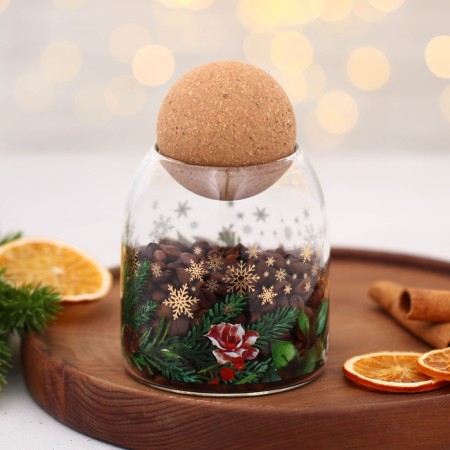 Bank for storage "Winter Stories", 500 ml-2