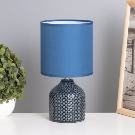Table lamp "Catalin" 1x40W E14 blue 13x13x25cm