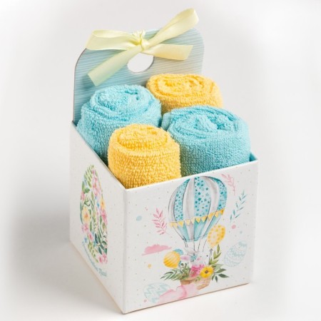 A set of decorative terry napkins Ethel "Light Easter" 30x30 cm-4pcs, cotton, 340 g/m2-6