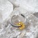 Piercing in the ear "Ring" nut, d = 12 mm, the color of silver-gold