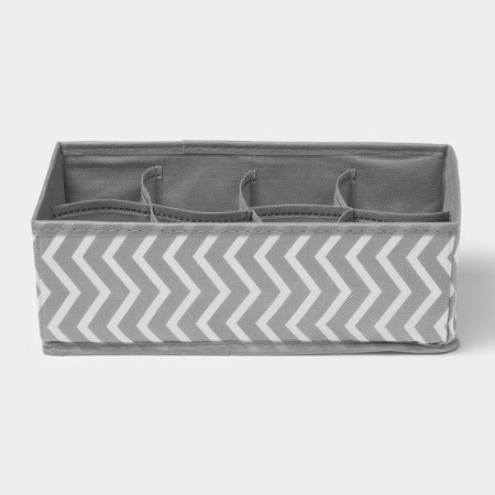 Organsiser for storing linen "Simetro", 8 cells, 29 × 14 × 10 cm, color gray color-1
