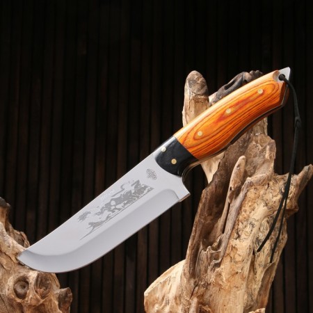 Hunting knife "Taurus" steel - 40x13, handle - wood, 29 cm-1