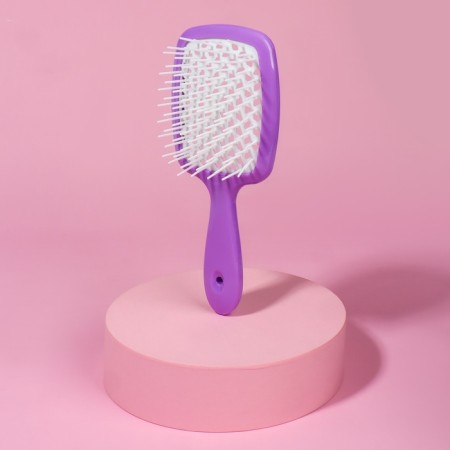 The comb is massage, wide, ventilated, 8.3 × 20 cm, color mix-3