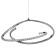 Lamp Bayerlux 86011/1 LED 42W 4000k chrome 48x36x19-119 cm