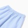 Female homemade set (T -shirt/shorts), white/blue color, size 42