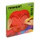 Magnetic tablet "Apple", large, 468 holes, red color