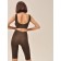 Women's bicycles with a braid "Kosichka" Mirey Short Leggings Plait, size 46-48, color dark brown