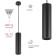 Lamp GU10, D80x30 cm, black