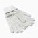Female gloves, gray color, rn 7-8