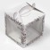 Confectionery box with a window, a chest, packaging, a “delicate wreath” 20 x 20 x 20 cm