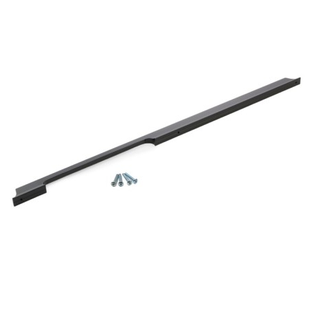 Cappio bracket handle, aluminum, m/o 576 mm, black color with gray insert-7