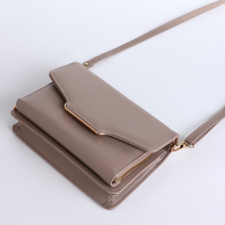 Women's bag with lightning, gray color-6