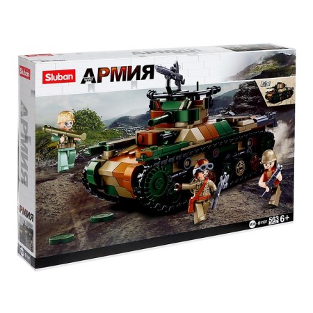 Constructor Army "Tank", 2 assembly options, 563 parts-4