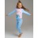 Cold Heart kit for a girl: sweatshirt, pants, height 116 cm