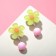 Clips children's "chosen" flower with bead Simple, color mix