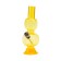 Bong for smoking, h-16 cm, "playing cube", acrylic, yellow
