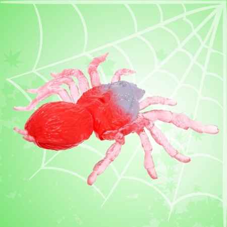 Toy-jerk "Spider", with silicone legs, mix-4