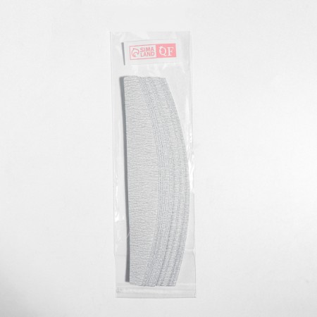 Frone file for a file, on a foamed basis, abrasiveness 180, 18 cm, packing 10 pcs, color gray-5
