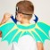 Carnival set of dragon, mask, wings