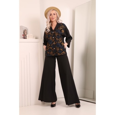 Female jacket, size 42, black color-7