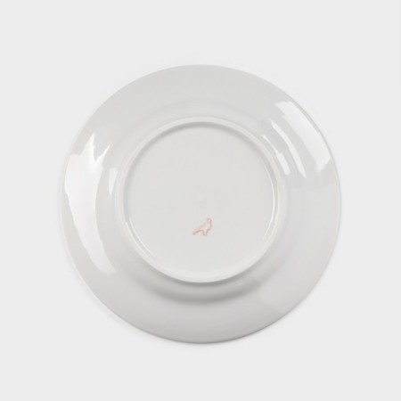 Porcelain plate "olives", d = 20 cm, white-3