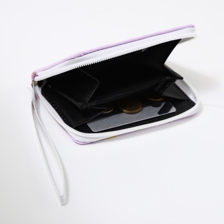 Children's wallet with lightning, lilac color-4