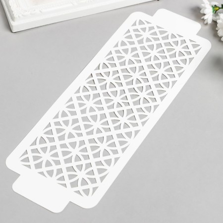 Tencil of border plastic "pattern" plastic, 11x32 cm-1