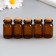 Decor for creativity Glass "A bottle with a cork" set of 5 pcs 8 ml 4x2.2x2.2 cm color color tea
