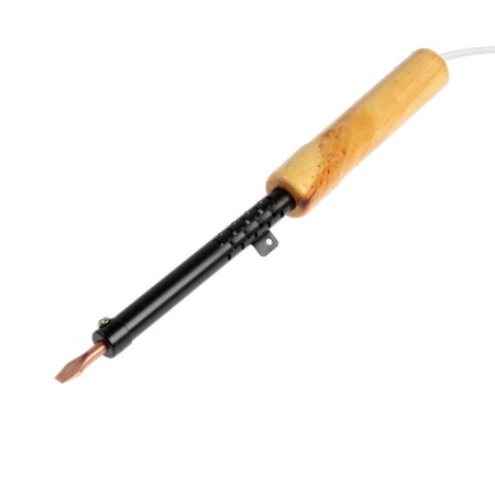 Tundra soldering iron, EPSN, wooden handle, wedge -shaped sting d = 5.2 mm, 65 watts, 220 B-4