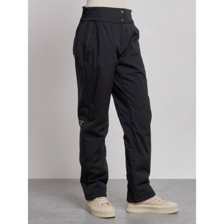 Trousers insulated sports female winter, size 44, black color-6