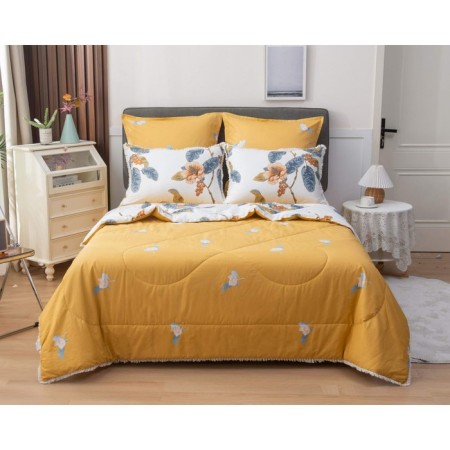 A set with a blanket "Bernadett No. 50", size 150x210 cm, 180x230 cm, 50x70 cm - 2 pcs-3