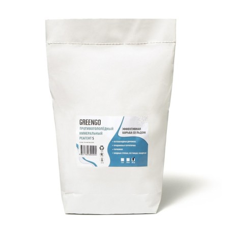 The anti -sulfur reagent S (technical salt), 20 kg, operates at –15 ° C, in a bag, Greengo-5