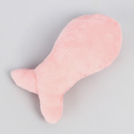 A cat's toy "fish" with a cat's mint, pink-1